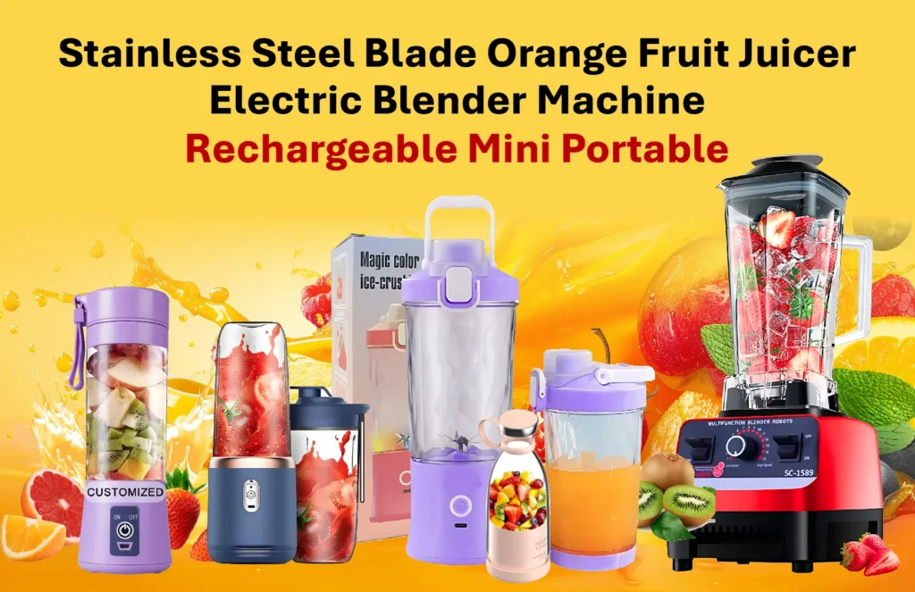 Mini Juicer Mixer Usb Rechargeable Personal Size Blenders