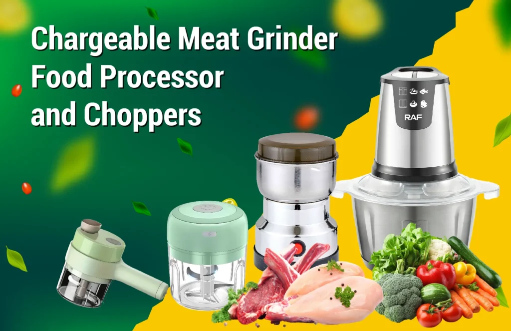 Stainless Steel Blade Kitchen Electric Meat Grinder Food Processor